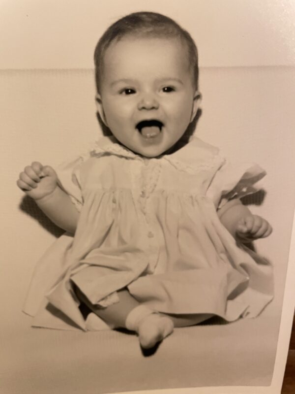 Tracie as a baby